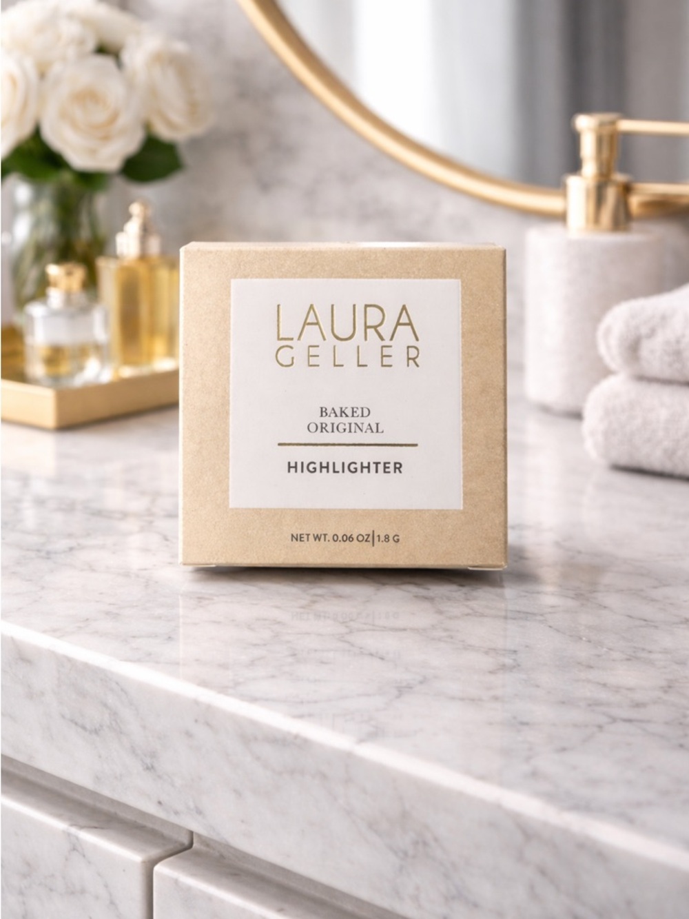 Laura Geller Baked Original Highlighter in French Vanilla, NIB